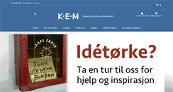 Desktop Screenshot of kem.no
