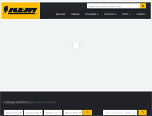 Tablet Screenshot of kem.com.mx